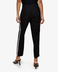 TOPSHOP - Quần kiểu nữ lưng cao phom suông Black Diamante