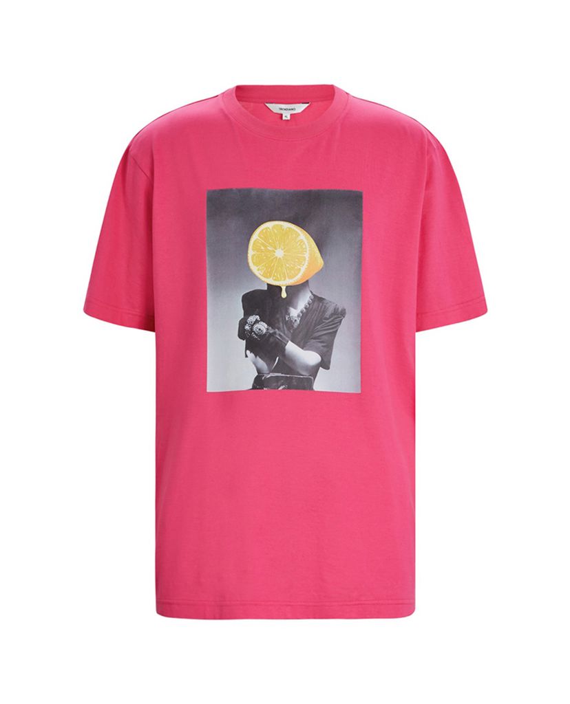 Áo thun nam cổ tròn Printed Cotton