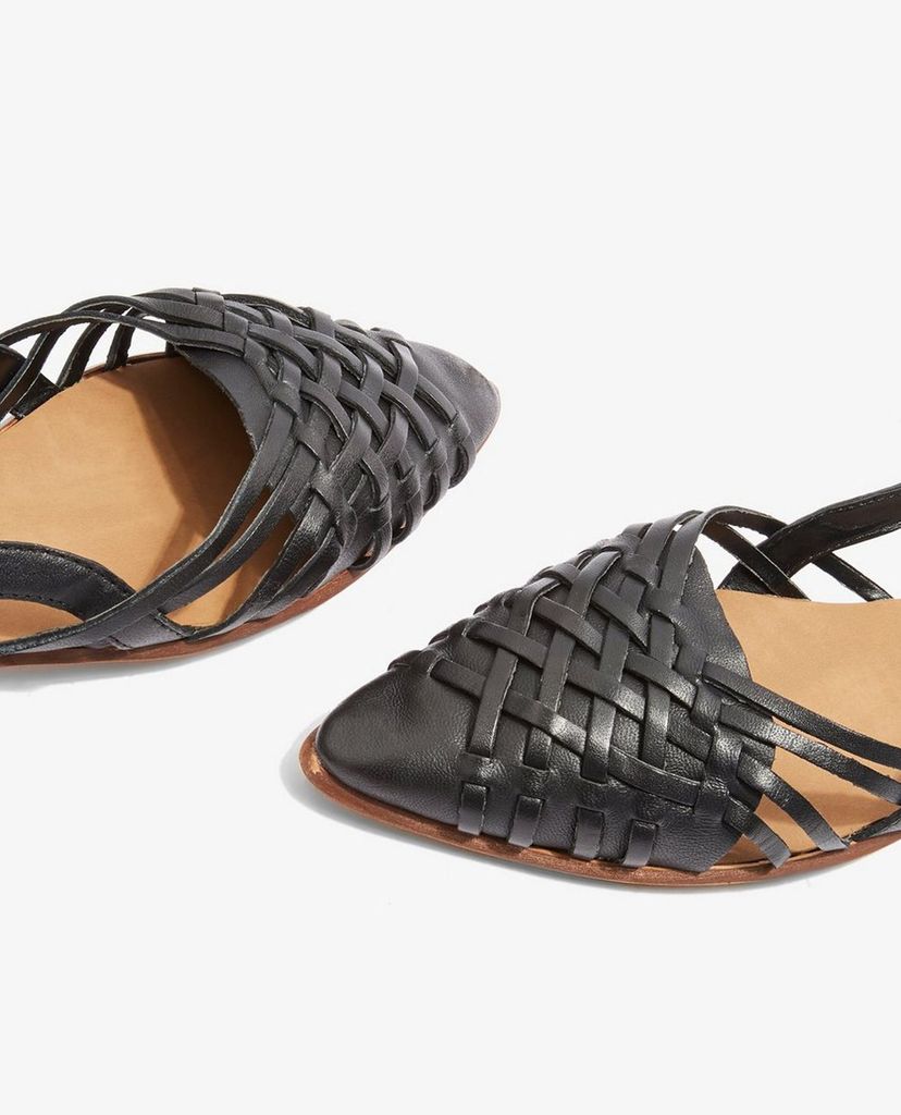 TOPSHOP - Giày đế bệt nữ mũi nhọn ABSTRACT Woven