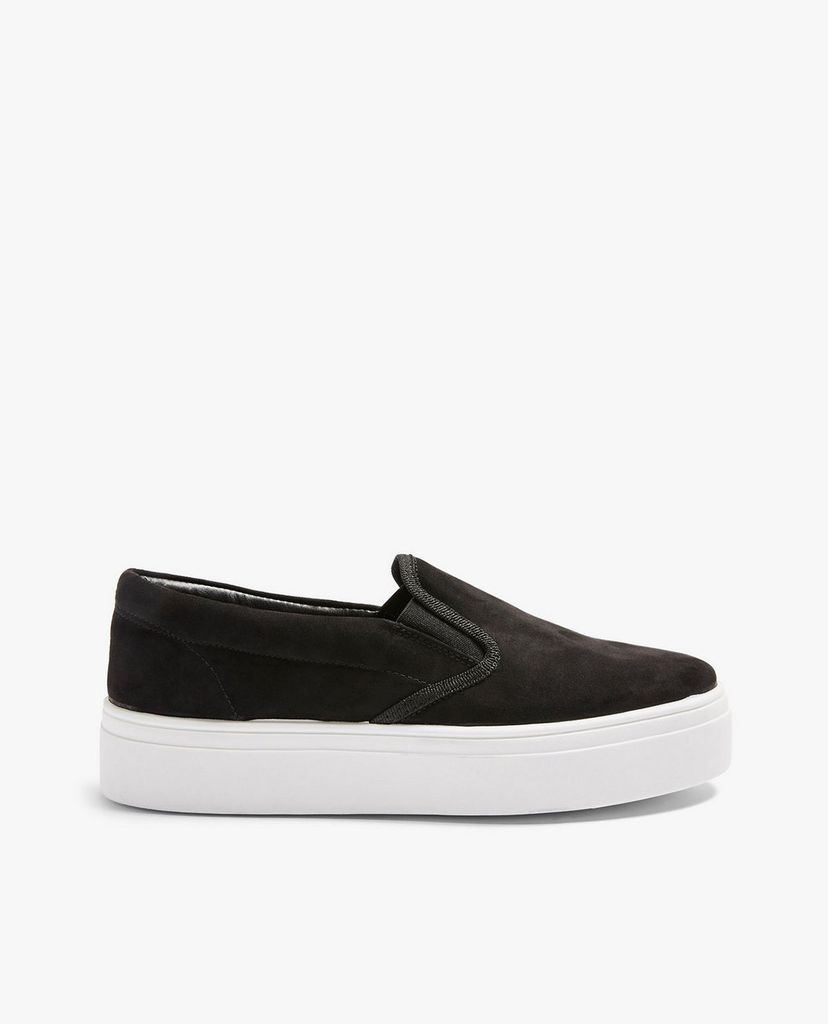 TOPSHOP - Giày mọi nữ đế cao Platform Sneaker In Black