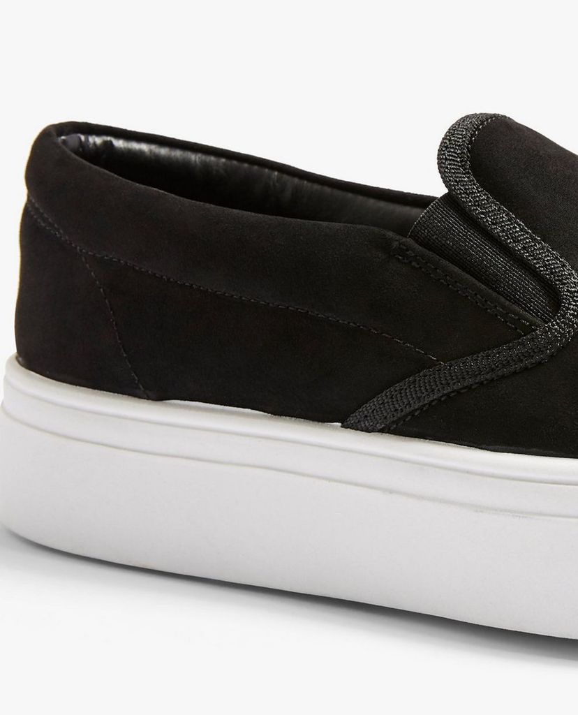 TOPSHOP - Giày mọi nữ đế cao Platform Sneaker In Black