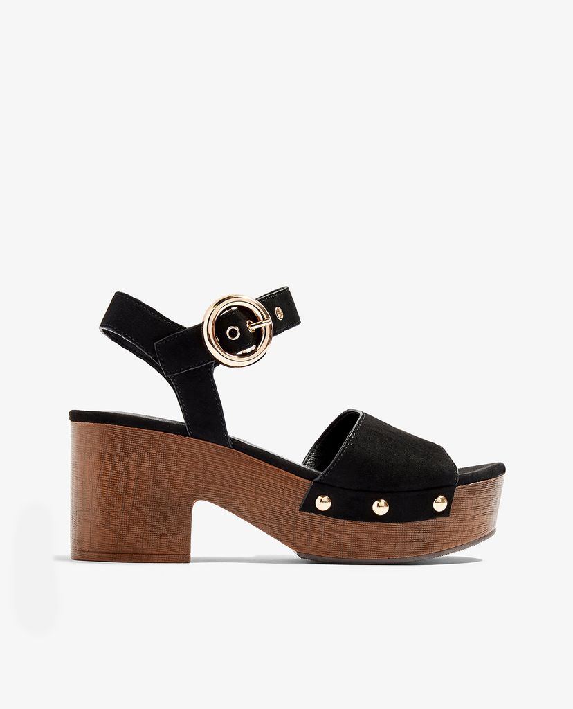 TOPSHOP - Giày sandal cao gót đế vuông DINKY Clog