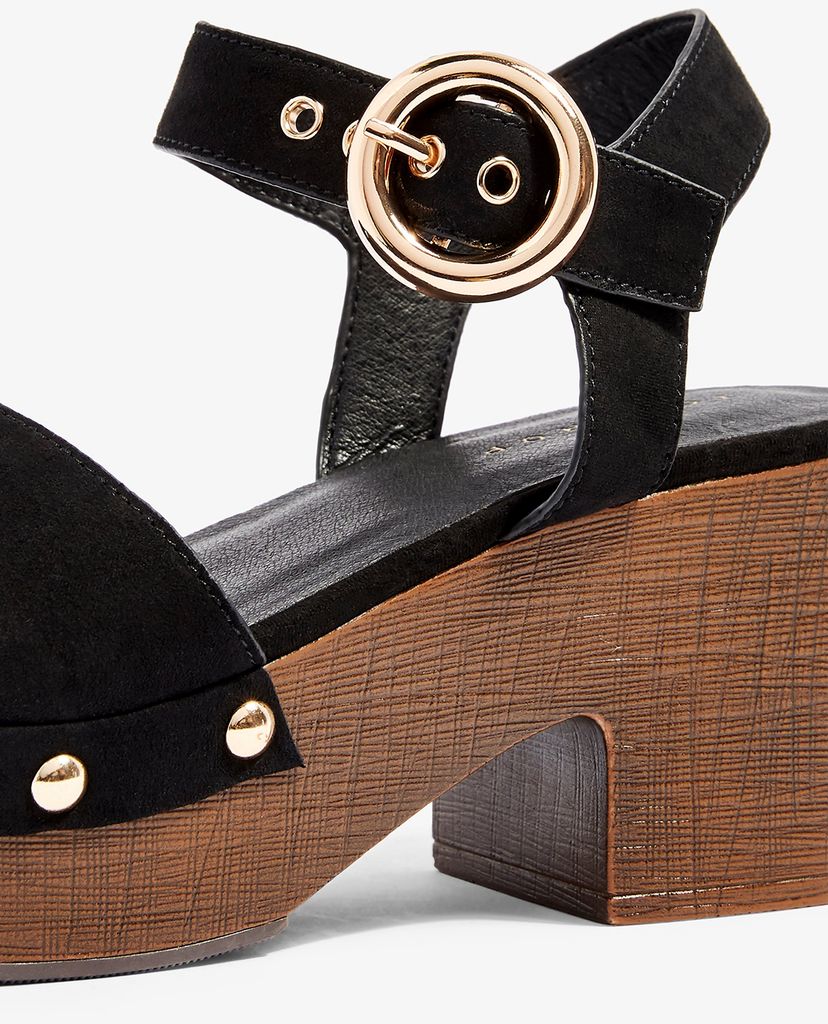 TOPSHOP - Giày sandal cao gót đế vuông DINKY Clog