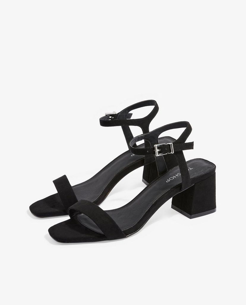 TOPSHOP - Giày sandal cao gót đế vuông Dallas Square