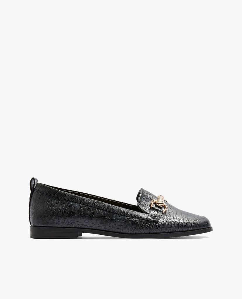 TOPSHOP - Giày đế bệt nữ mũi nhọn LACEY Trim Loafers