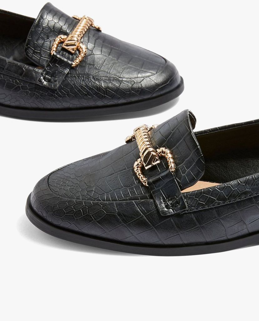 TOPSHOP - Giày đế bệt nữ mũi nhọn LACEY Trim Loafers