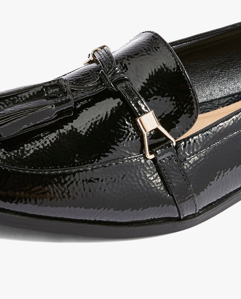 TOPSHOP - Giày đế bệt nữ mũi nhọn LEA Patent Loafers
