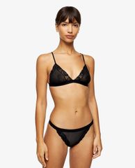 TOPSHOP - Quần lọt khe nữ Black Mesh