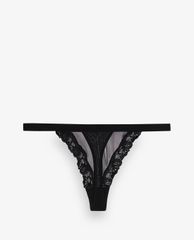 TOPSHOP - Quần lọt khe nữ Black Mesh