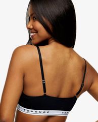 TOPSHOP - Áo bra nữ hai dây Black Branded Padded