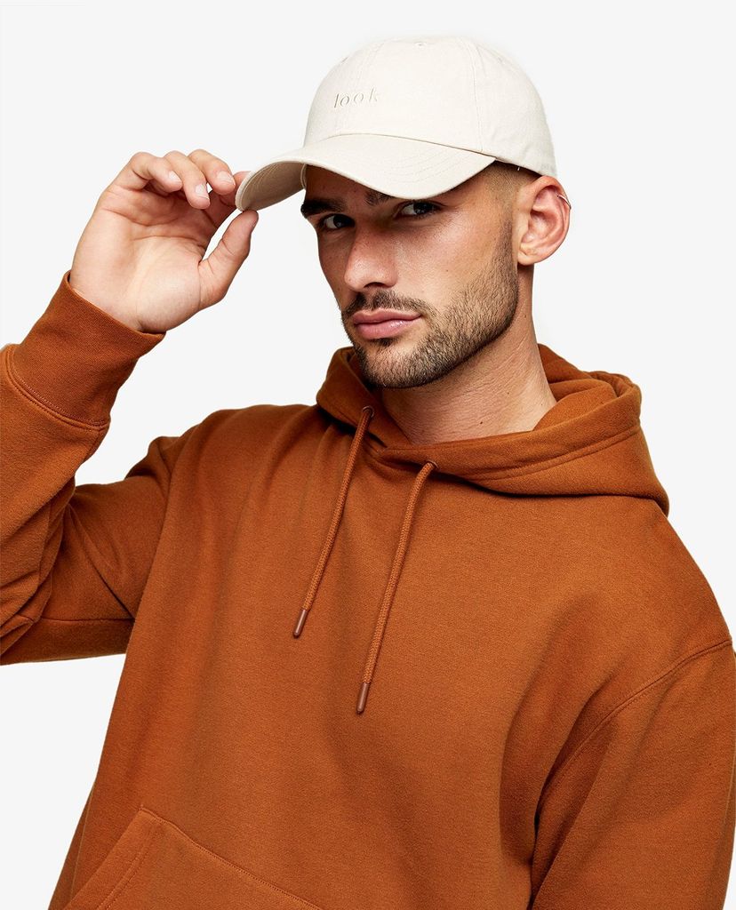 TOPMAN - Nón nam lưỡi trai Washed Stone Look Embroidery