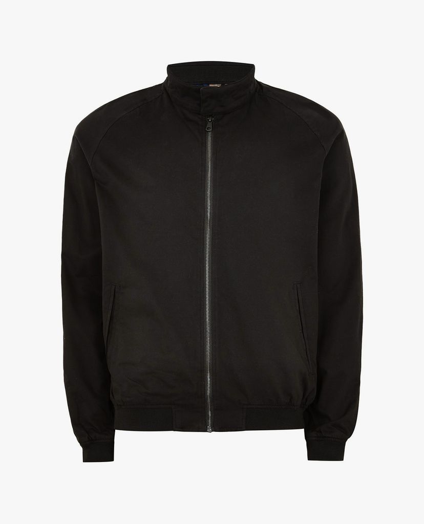 TOPMAN - Áo khoác nam tay dài Black Harrington