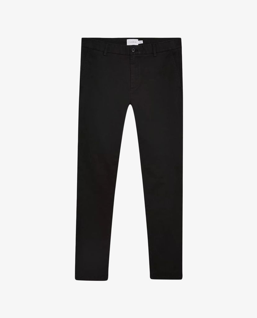 TOPMAN - Quần kiểu nam phom skinny Black Organic Cotton Chinos