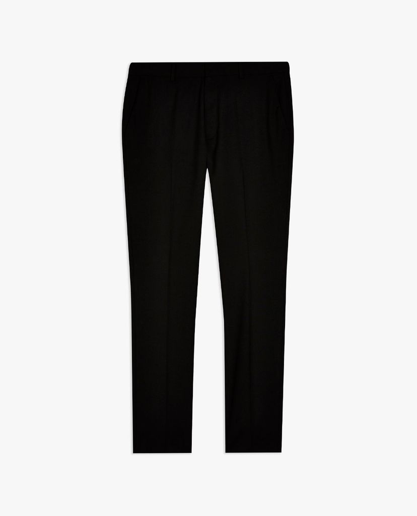 TOPMAN - Quần tây nam phom suông Considered Black Recycled