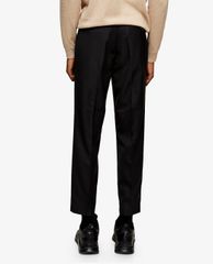TOPMAN - Quần tây nam phom suông Black Twill Tapered