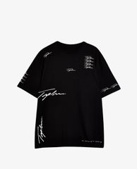 TOPMAN - Áo thun nam cổ tròn ngắn tay SIGNATURE Black Print