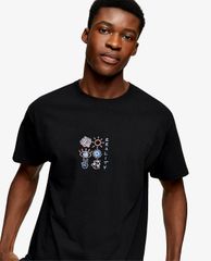TOPMAN - Áo thun nam ngắn tay Reality In Black