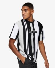 TOPMAN - Áo thun nam ngắn tay Berlin Stripe