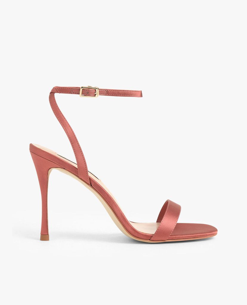 CHARLES & KEITH - Giày cao gót hở mũi Satin Stiletto