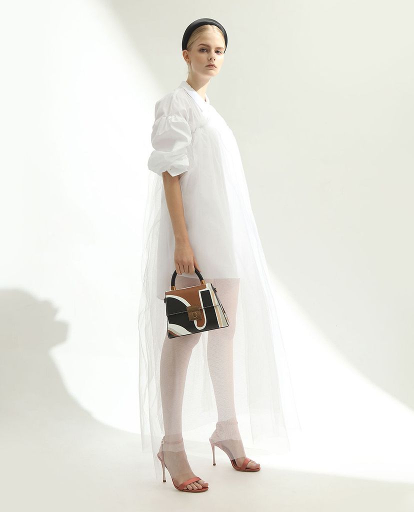 CHARLES & KEITH - Giày cao gót hở mũi Satin Stiletto