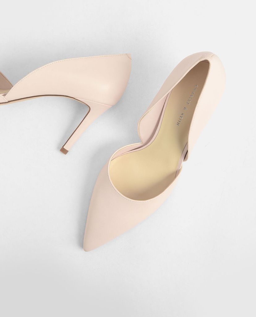 CHARLES & KEITH - Giày cao gót mũi nhọn Pointed D Orsay Pumps