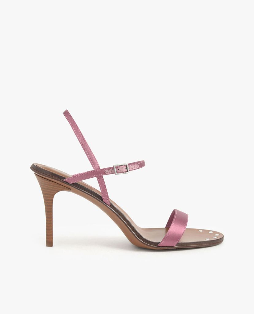 CHARLES & KEITH - Giày cao gót quai ngang Metallic Embellished