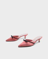 CHARLES & KEITH - Giày cao gót mũi nhọn Bow Detail