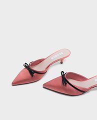 CHARLES & KEITH - Giày cao gót mũi nhọn Bow Detail