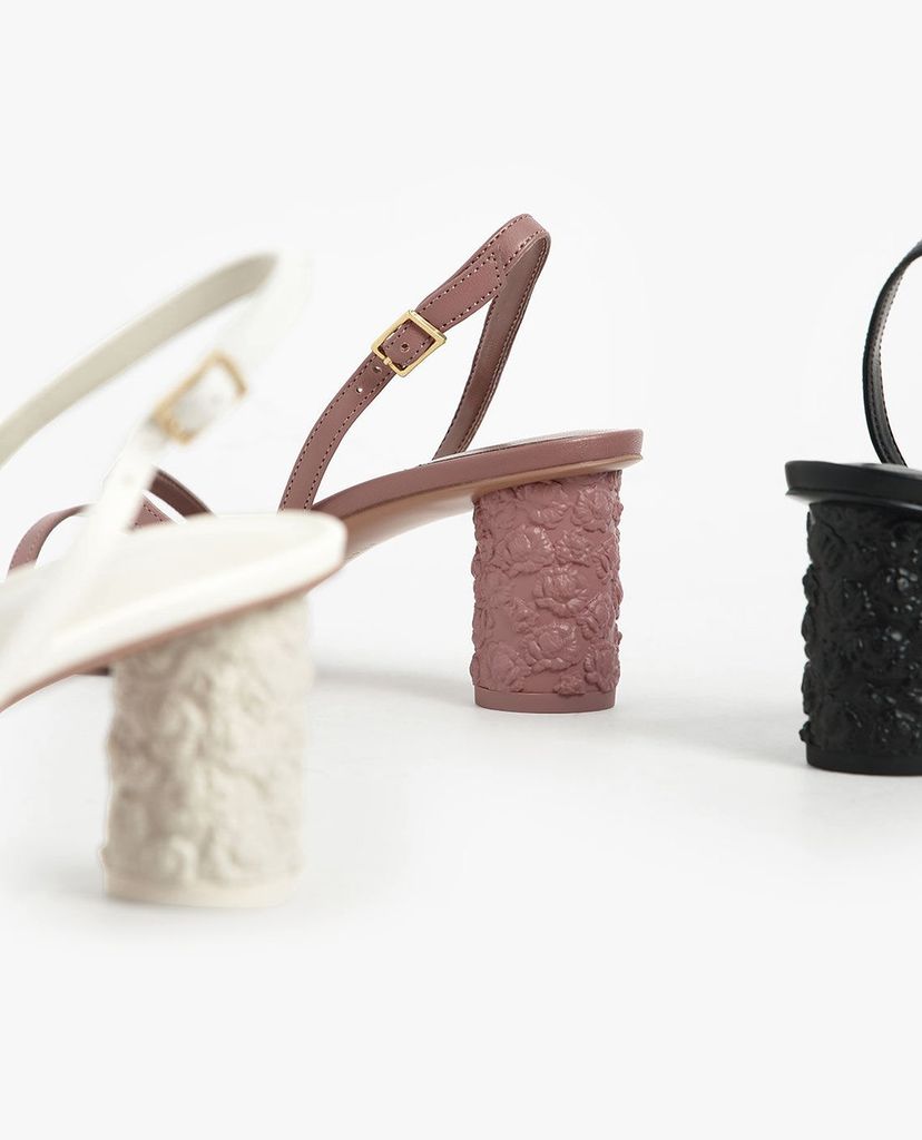 CHARLES & KEITH - Giày cao gót quai mảnh thời trang