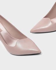 CHARLES & KEITH - Giày cao gót mũi nhọn Asymmetrical Topline Pumps