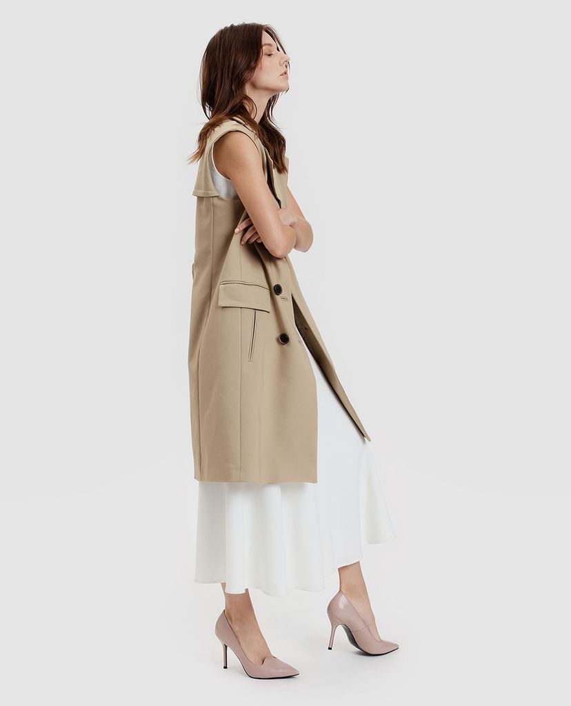 CHARLES & KEITH - Giày cao gót mũi nhọn Asymmetrical Topline Pumps