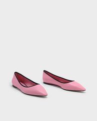CHARLES & KEITH - Giày búp bê mũi nhọn Mesh Detail
