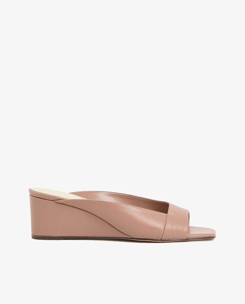CHARLES & KEITH - Giày đế xuồng Asymmetrical Open Toe Wedges