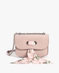 CHARLES & KEITH - Túi đeo vai nữ chữ nhật Satin Scarf Double Strap
