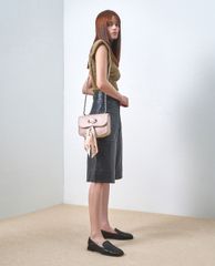 CHARLES & KEITH - Túi đeo vai nữ chữ nhật Satin Scarf Double Strap