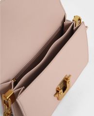 CHARLES & KEITH - Túi đeo vai phom chữ nhật Metallic Push Lock