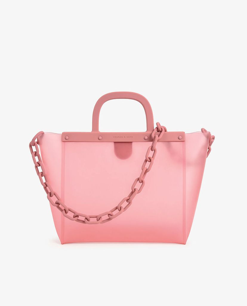 CHARLES & KEITH - Túi đeo vai chữ nhật Large Patent