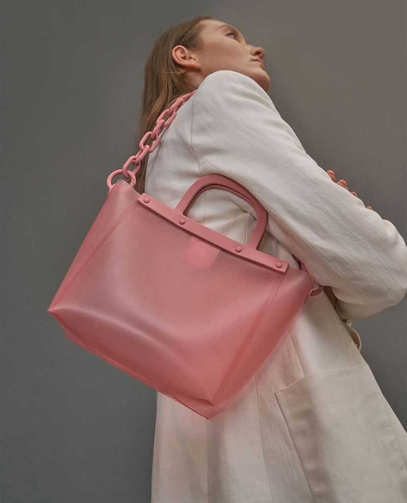 CHARLES & KEITH - Túi đeo vai chữ nhật Large Patent