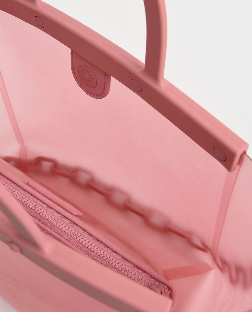 CHARLES & KEITH - Túi đeo vai chữ nhật Large Patent