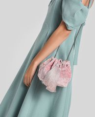 CHARLES & KEITH - Túi đeo chéo rút dây Tassel Drawstring