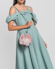 CHARLES & KEITH - Túi đeo chéo rút dây Tassel Drawstring