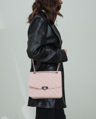 CHARLES & KEITH - Túi đeo vai chữ nhật Quilted Push Lock