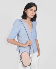 CHARLES & KEITH - Túi đeo chéo nữ hình bầu dục Rope Detail