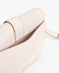 CHARLES & KEITH - Túi đeo vai nữ Metallic Buckle Saddle