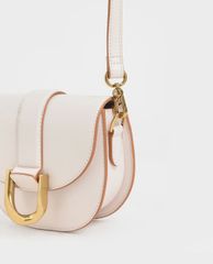 CHARLES & KEITH - Túi đeo vai nữ Mini Gabine Saddle