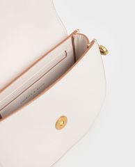 CHARLES & KEITH - Túi đeo vai nữ Mini Gabine Saddle