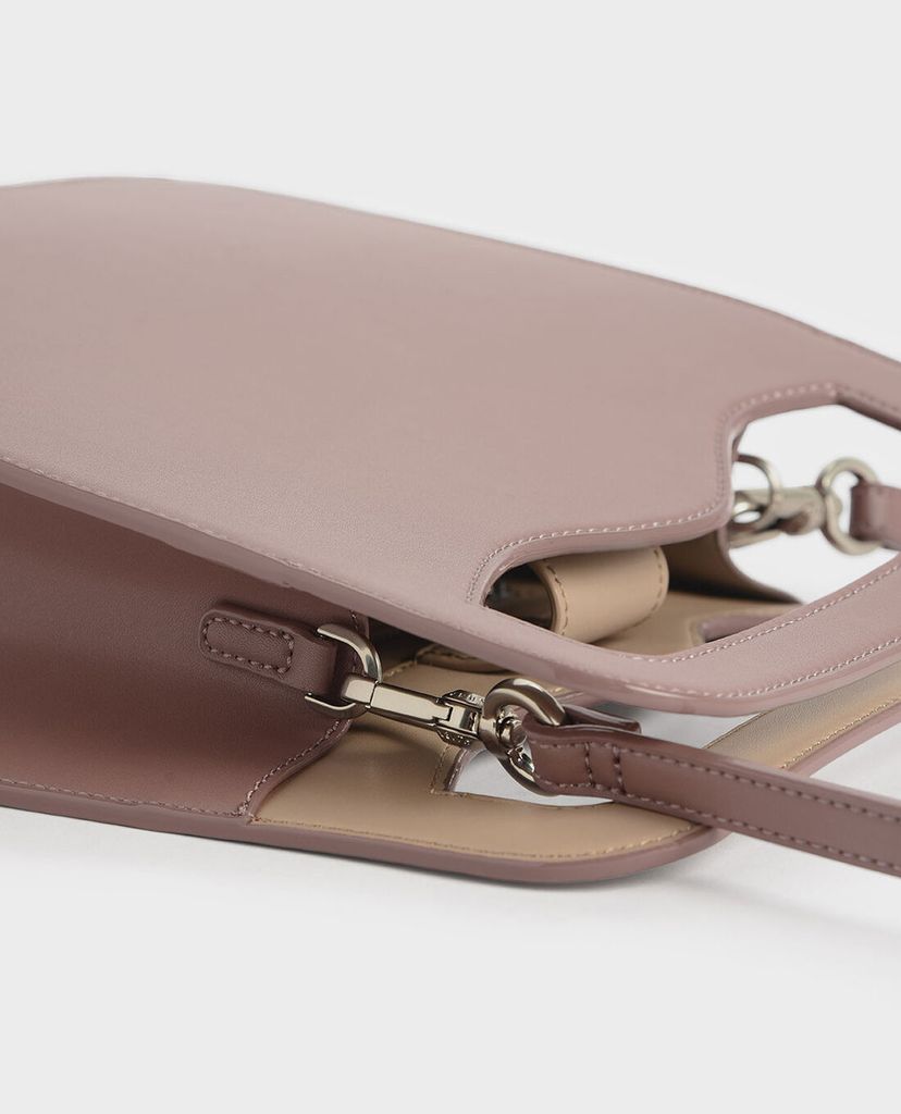 CHARLES & KEITH - Túi đeo vai Asymmetric Cut Top