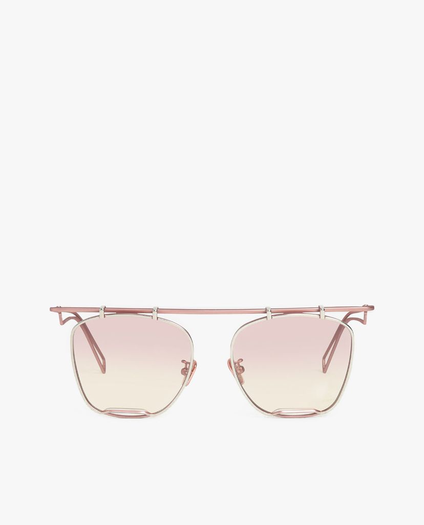 CHARLES & KEITH - Kính mát nữ gọng vuông Metal Frame