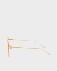 CHARLES & KEITH - Kính mát nữ thời trang Angular Metal Frame Aviator