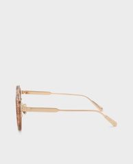 CHARLES & KEITH - Kính mát nữ gọng tròn Round Frame